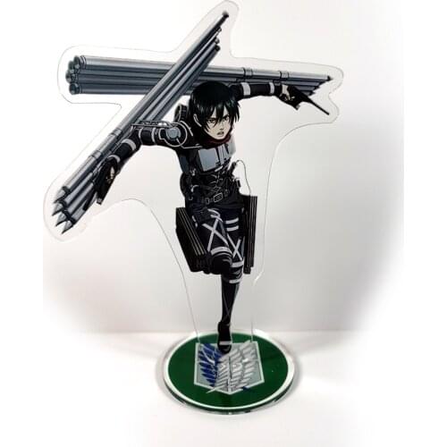 Attack on Titan Shingeki no Kyojin The final season Mikasa Ackerman acrylic stand figure model plate holder cake topper anime