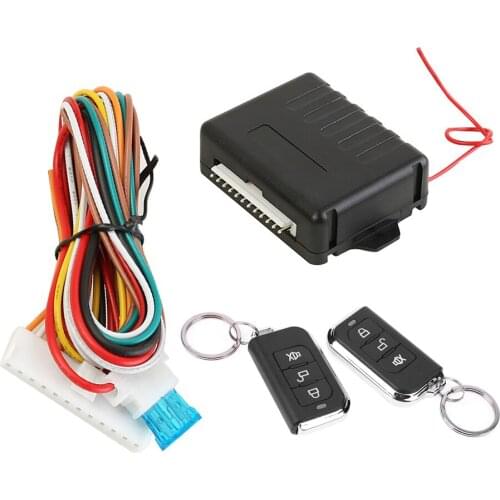 Car Keyless Remote Central Door Lock Kit Auto Keyless Entry Alarm Systems Central Locking Remote Central Kit Button Start Stop