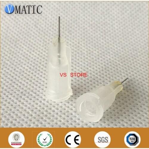 Free Shipping Best Selling 100Pcs 27G 0.25'' Stainless Steel Tip Dispensing Screw Needles Syringe Needle Tips 1/4 Inch