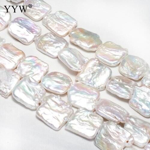 Cultured Baroque Freshwater Pearl Beads Tibetan Jewelry White Natural Pearls For Diy Making Necklace 20-25mm Hole:Approx 0.8mm