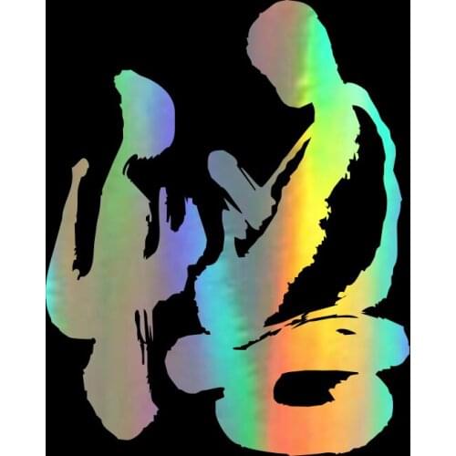 Fuzhen Boutique Decals Exterior Accessories Chinese Elements Chinese Character "WU" Car Sticker Motorcycle Window Stickers