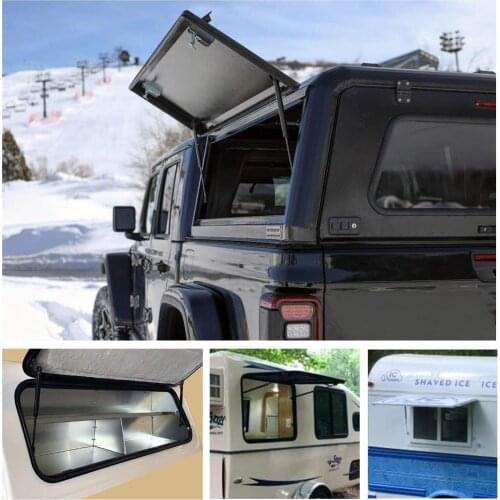 C16-03795 12.2inch Extended 24lbs 107N/pcs Lift Supports Gas Prop Struts Truck Topper Snugtop Camper Shell Window Tractor Hood