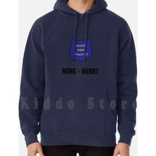 Nine-Nine : 99Th Precinct Badge hoodies long sleeve Nine Nine 99 B99 Jake Peralta Amy Santiago Boyle Rosa