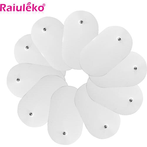 10Pcs/lot Electric Massager 3.5mm Plug Gel Electrode Pads For Nerve Muscle Stimulator/Slimming Massager/TENS Acupuncture Pulse