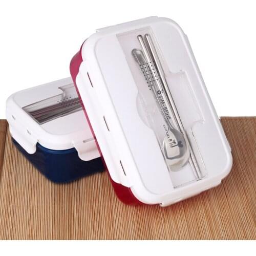 Food Container Lunch Box leakproof Children Kids School Portable Heated Bento Box Hiking Camping Kitchen Accessories Dinnerware