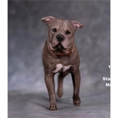 Scale 1/6 Mr.Z Animal American Staffordshire Terrier Posture for 12 inches Action Figure Accessories Collections Model NO. 29