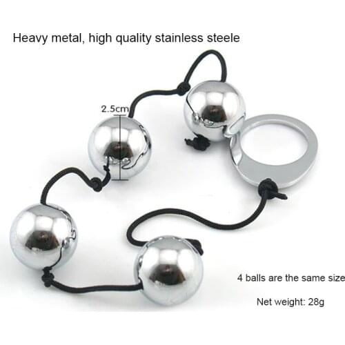 New Stainless Steel Posterior Pull Beads Anal Metal Molecular Pull Beads SN-Hot