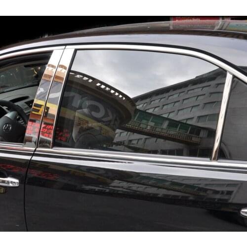 Stainless steel car window trims for toyota camry 2006 2007 2008 2009 2010 2011 2013 2012 2014 2015 2016 2017