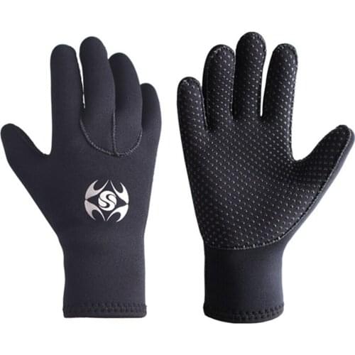 3MM Genuine Neoprene Anti-slip Anti Scratch Warm Unisex Scuba Dive Snorkeling Swim Spearfishing Kayaking Surfing Gloves