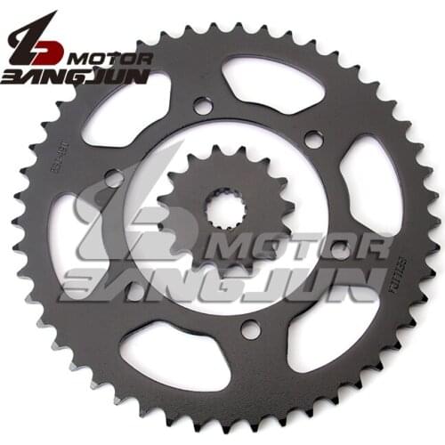 For Kawasaki ZZR400 Wheel Gear Motorcycle Front & Rear Sprocket Geartransmission