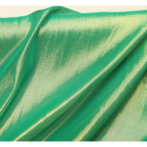 Silk Chiffon Metallic Jacquard Fabric Soft 8mm Dress Scarf Material