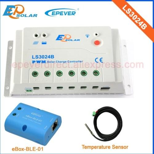 Solar controller LS3024B EPEVER PWM EPsolar LandStar Series New generation products 30A regulator 12V/24V battery ble eBOX