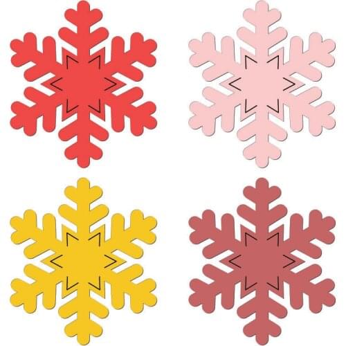 New Snowflake Wooden Die Scrapbooking C2919 Cutting Dies Multiple Sizes Compatible With Most Die Cutting Machines