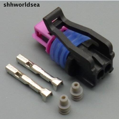 Worldgolden 2Pin 15449028-1 Auto oxygen sensor plug,water temp sensor plug connector for Buick, Regal, LaCrosse, Sail, et