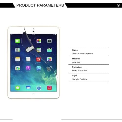 Screen Protector For iPad Pro 12.9" Film HD Soft Front Screen Guard Protective Film For Apple New iPad Pro 12.9 inch 2017 Tablet