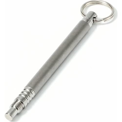 Outdoor Camping Pure Titanium Toothpick Environmentally Friendly Fruit Fork Self-defense Tool Accessories Survival Tool