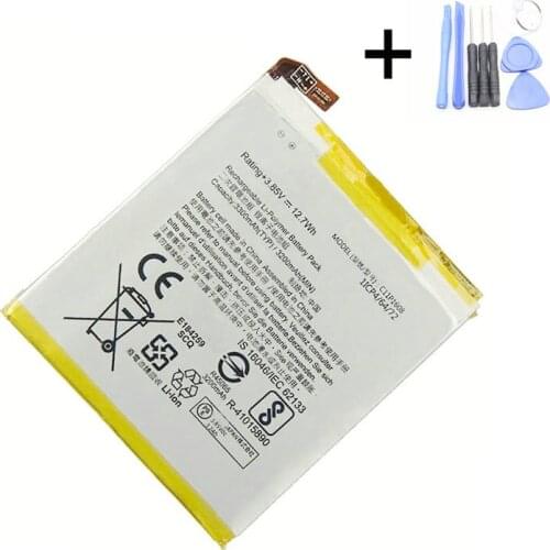 1x 3300mAh Battery Replacement For ASUS Zenfone AR ZS571KL A002A A002 C11P1608 Smart Phone Batteries + Repair Tools kit
