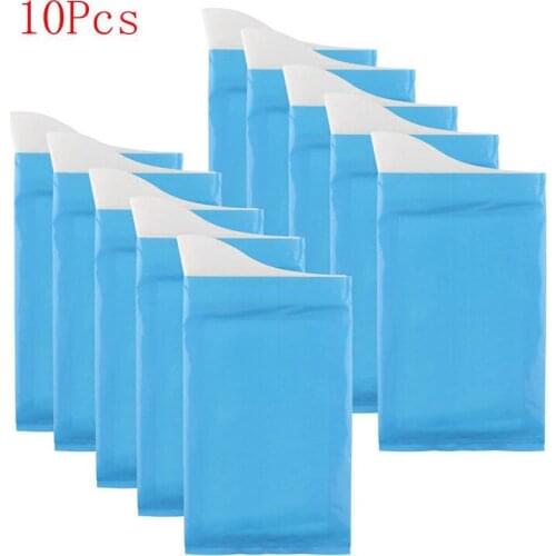 10pcs Outdoor Emergency Urinate Bags Easy Take Piss Bags Car Travel Emergency Urinate Bags 600CC Mini Toilet Baby Women Woman