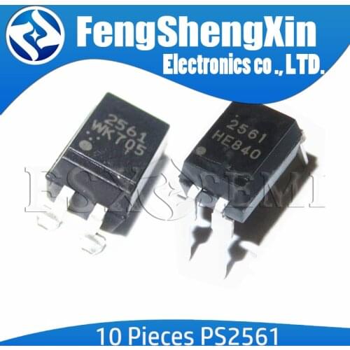 10pcs/lot New PS2561 DIP-4 2561 PS2561-1 SOP4 PS261A DIP PS2561L-1-V-F3 optocoupler