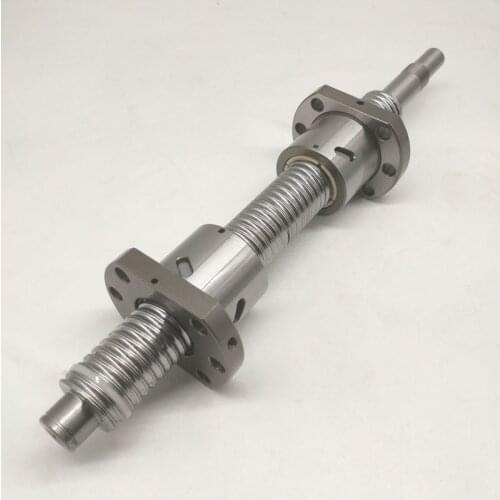 4set Left thread Butt (butt-joint) Right thread ball screw SFU2505 372mm+ 4set BK/BF20angular contact+2MBK20 angular contact