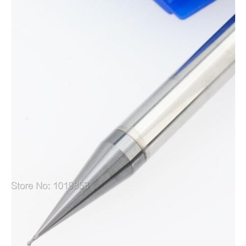 4pcs CGS R0.15 R0.2 R0.25 R0.3 R0.35mm R0.4 Solid Tungsten Carbide small Micro Diameter Ball nose End Mill for silver machining