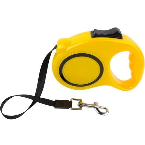 Automatic Dog Walking Leash 3 Feet-Roller Yellow