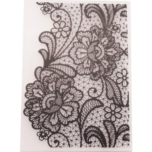 Flower Lace Plastic Embossing Folders for DIY Scrapbooking Paper Craft/Card Making Decoration Supplies