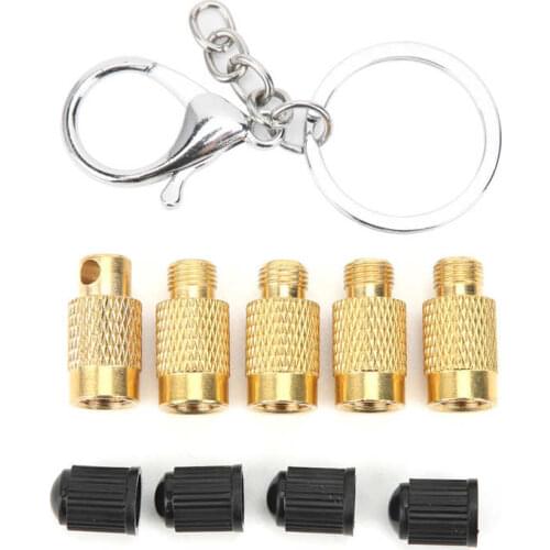 Araba kar zinciri Tire Chains 4‑in‑1 Tire Deflator Portable Tyre Deflation Valve Tools for Offroad Vehicles with Valve