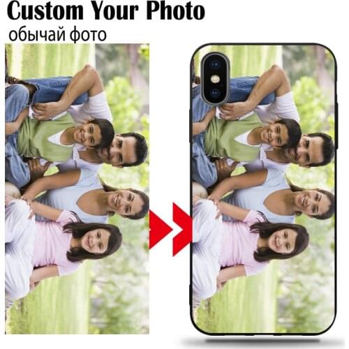 To figure custom Photo Soft Silicone black TPU phone case For iPhone 12 11 Pro Max 5 5S SE 6 6S 6plus 7 8 plus X XR XS Max