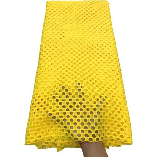 Hot Selling Guipure Lace Cord Lace Embroiderey French African Lace Fabric High Quality Nigeria Lace Fabric For Wedding 5yards