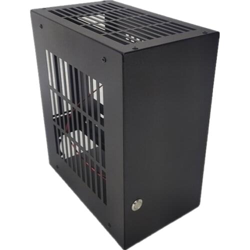 All Aluminum HTPC ITX Small Chassis Game Computer Case Support Graphics Card RTX2070 i7 8700 PK39 K39