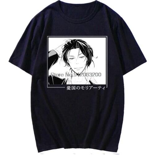 Hot Sale Anime Clothes Moriarty The Patriot T-Shirt Harajuku Tee Shirt Casual T Shirts Fashion Daily Clothing Hip-pop Tops