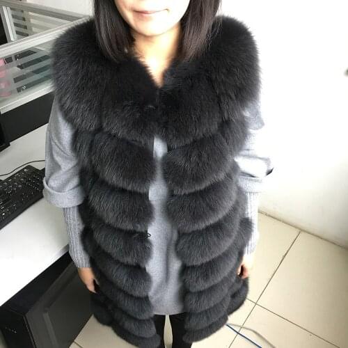 MAOMAOKONG2020 new winter womens clothing Warm real fox fur coat female