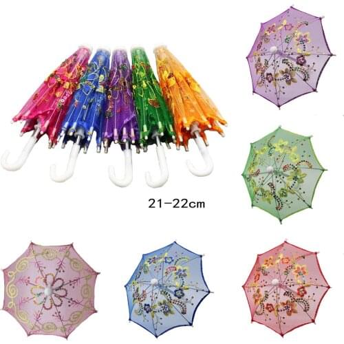NEW Lace Umbrella Doll Accesories Handmade Embroidered Umbrella for 1/3 1/4 1/6 BJD Dolls Toy Accessories