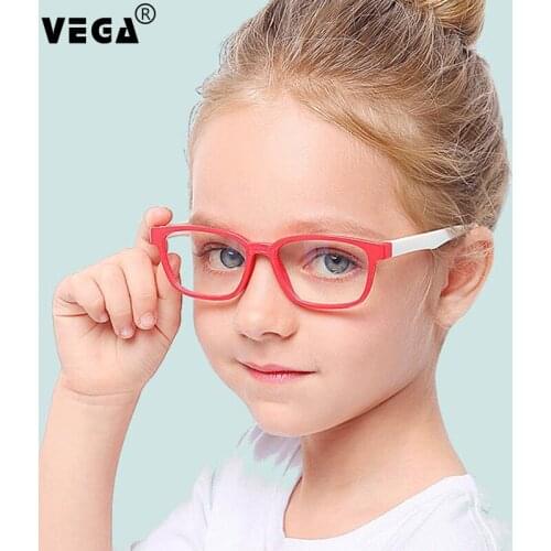 VEGA Eyewear Silicone Anti Radiation Eyeglasses for Kids Computer Rays Protection Glasses Anti Blue Light Glasses VG269