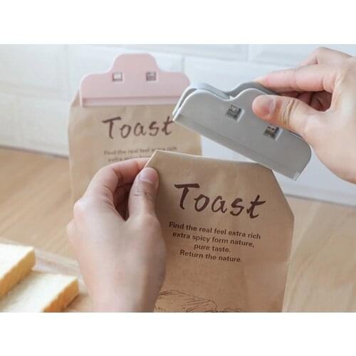 Portable Storage Food Snack Seal Sealing Bag Clips Kitchen Tool