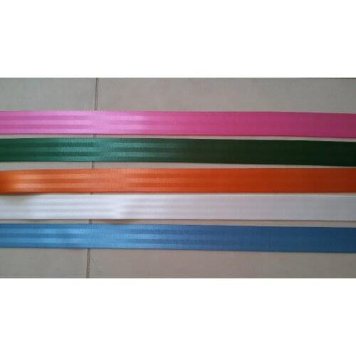 5 of 2meter 48mm wide SEAT BELT STRAP WEBBING 5 Colors Break Strength 2500KG