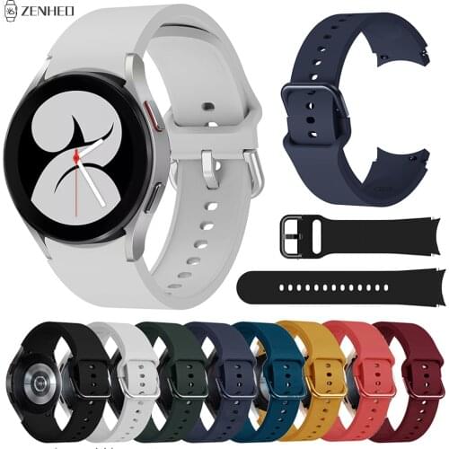 Silicone Watchband For Samsung Galaxy Watch 4 40mm 44mm Replacement Watch Strap For Samsung Galaxy Watch 4 Classic 42mm 46mm