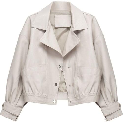 VDFHQJ Women's Leather Jackets