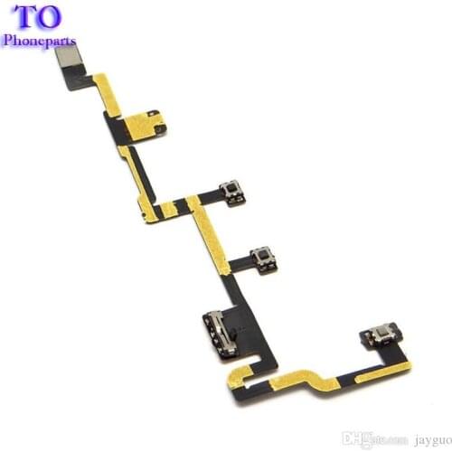 High quality Power On Off Switch Mute Volume Button Flex Ribbon Cable for iPad 2 Free shipping