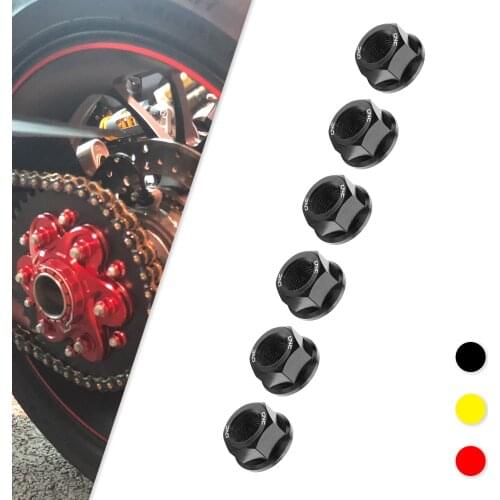 Motorcycle Rear Sprocket Nuts M10*1.0 For Ducati Diavel 1200 2010-2018 Diavel 1260 2019-2020 X-Diavel 2015-2020