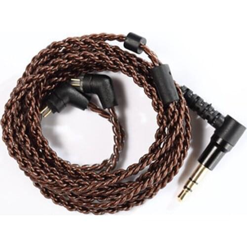 0.78mm 2 PIN for Weston TFZ 1964 W4r Um3x Es3 Es5 Oxygen Free Copper L Beding Earphone 4 Share 120 Cores Cable for iPhone