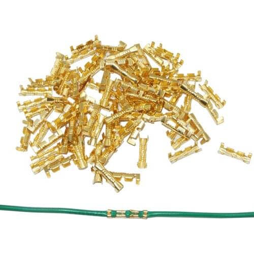 50pcs 453 U-shaped terminal 0.5-1.5mm Splice Terminals Cold-pressed Connector Cable Electric Sertir Wire Connection