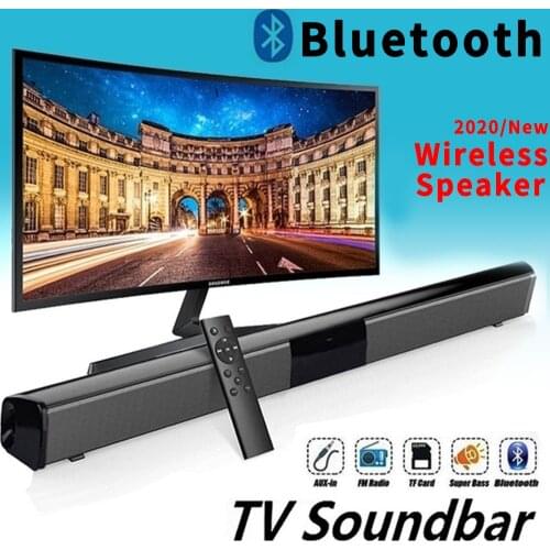 40W 20W 2021 New Luxury Upgrade Best Sound Quality Wireless Bluetooth Soundbar Speaker TV soundbar subwoofe with Remote Control