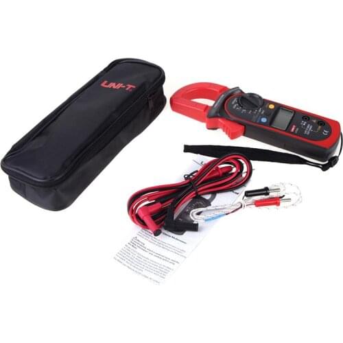 UNI-T UT202 auto range digital clamp meter multimeter Voltmeter Ammeter DC AC voltage current resistance temperature tester