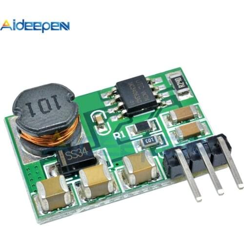 DC-DC Positive to Negative Boost-Buck Converter Power Supply Module 3V~15V to -3.3V -5V -6V -9V-12V-15V with Pin for ADC DAC LCD
