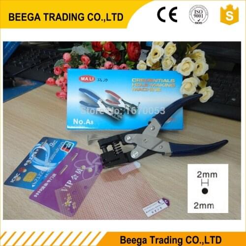 Cheap Small Metal Single Puncher Diy Paper Round Cut Pliers Hole-Digging Tools Punching Dia 2mm/3mm/4mm/5mm/6mm/8mm Size