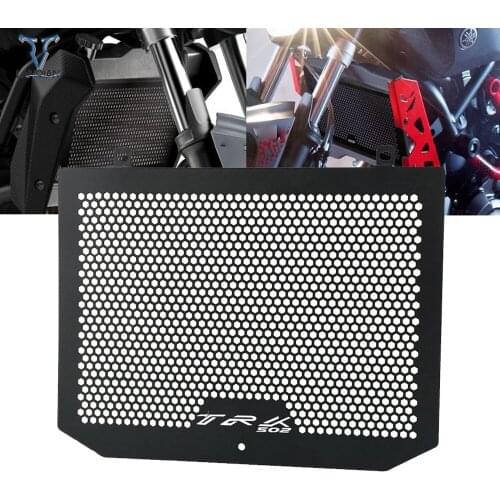 For BENELLI TRK502/X TRK 502 2017 2018 2019 2020 Motorcycle Accessories Aluminium Radiator Grille Guard Cover WITH TRK502 LOGO