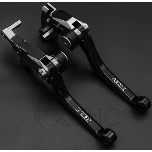 For Kawasaki KLX450R 2008-2009 Foldable Brake Clutch Lever Dirt Pit Bike Matt Color Brake Clutch Lever For Kawasaki KLX450R 2007