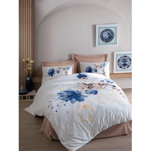 Cotton box double satin duvet cover set, bedroom, bedding, elegance, bedspread turkey Carmine